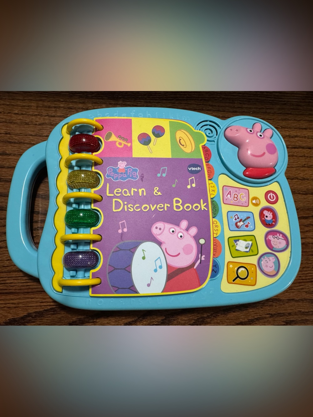 Peppa Pig Light Blue & Yellow Learn & Discover Activity Book